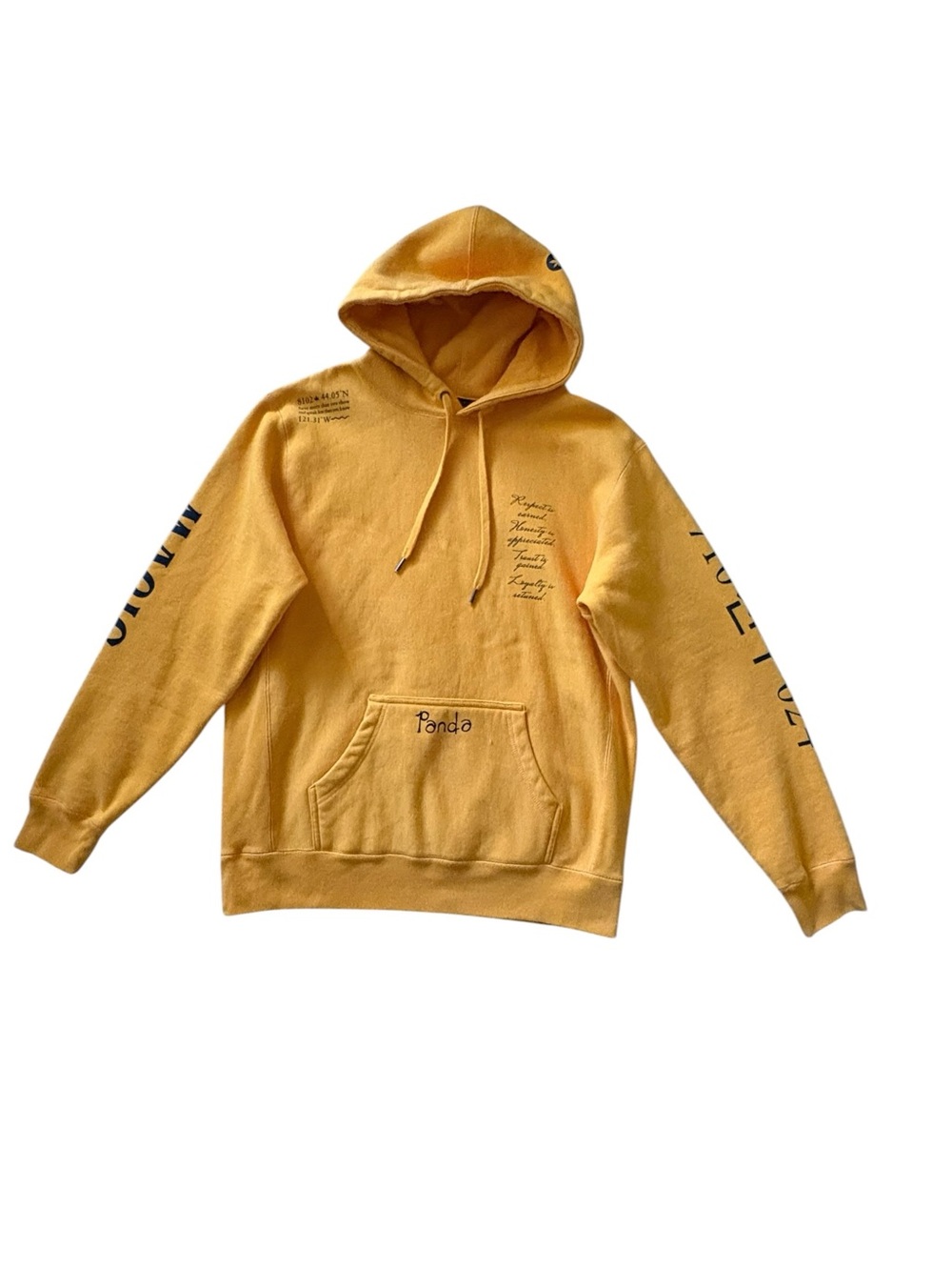 RARE Limited Edition Greyson Clothiers Magic Golden Panda Hoodie Yellow Gold
